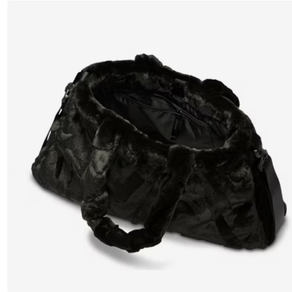 NIKE Luxurious Black Faux Fur Women's Bag 💼 - Picture 5 of 6